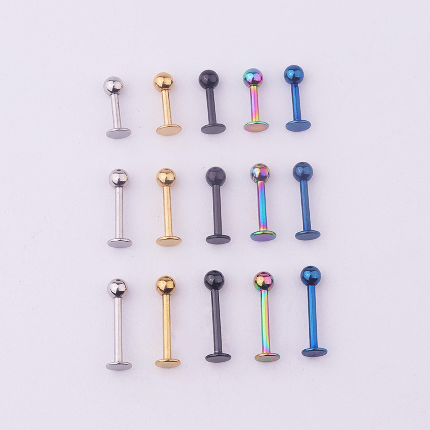 Flat Back Stud Labret