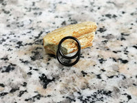 Thumbnail for Black Double Hoop Septum Clicker Ring