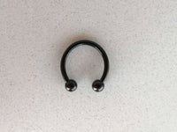 Thumbnail for Black Externally Threaded Horseshoe