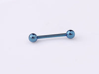 Thumbnail for Blue Externally Threaded Straight Barbell