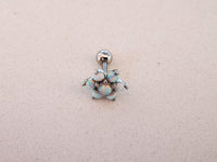 Thumbnail for Charming Flower Stud Earring with 7 White Opal Gemstones