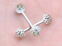 Thumbnail for Coated Crystal Straight Barbell