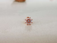 Thumbnail for Crystal Flower Stud Earring