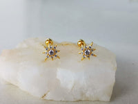 Thumbnail for Crystal Star Stud Earrings