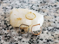 Thumbnail for D Shape Hoop Nose Ring