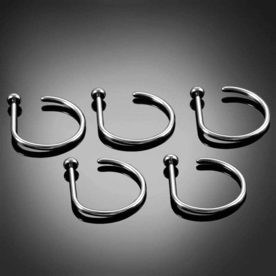 Leroi Black Niobium D-Ring – Starfire Body Jewelry Company
