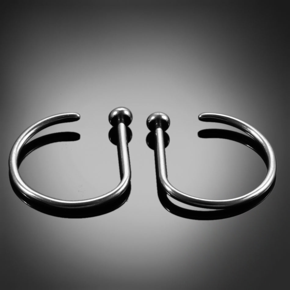 D Shape Hoop Nose Ring