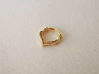 Thumbnail for Egyptian Design Gold Plated Septum Ring