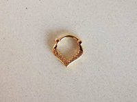 Thumbnail for Egyptian Design Gold Plated Septum Ring