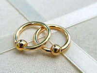 Thumbnail for Gold Classic Captive Bead Ring