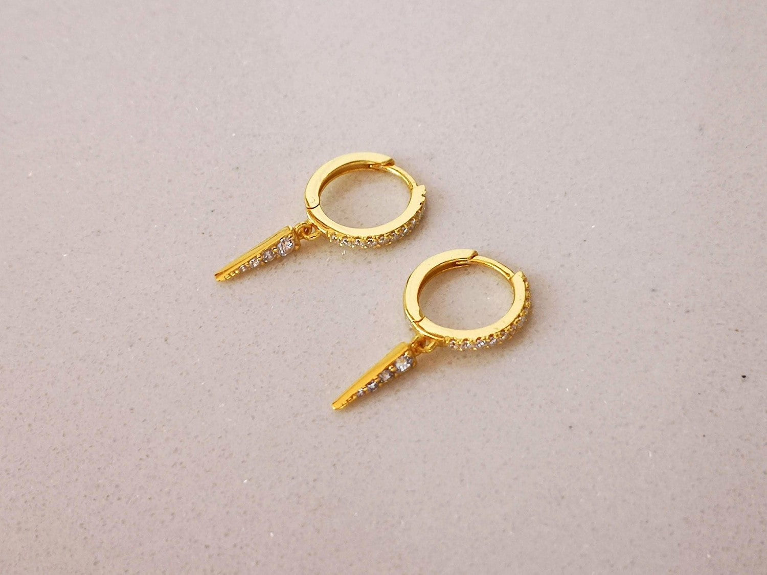 Gold Delicate Dangle Earrings