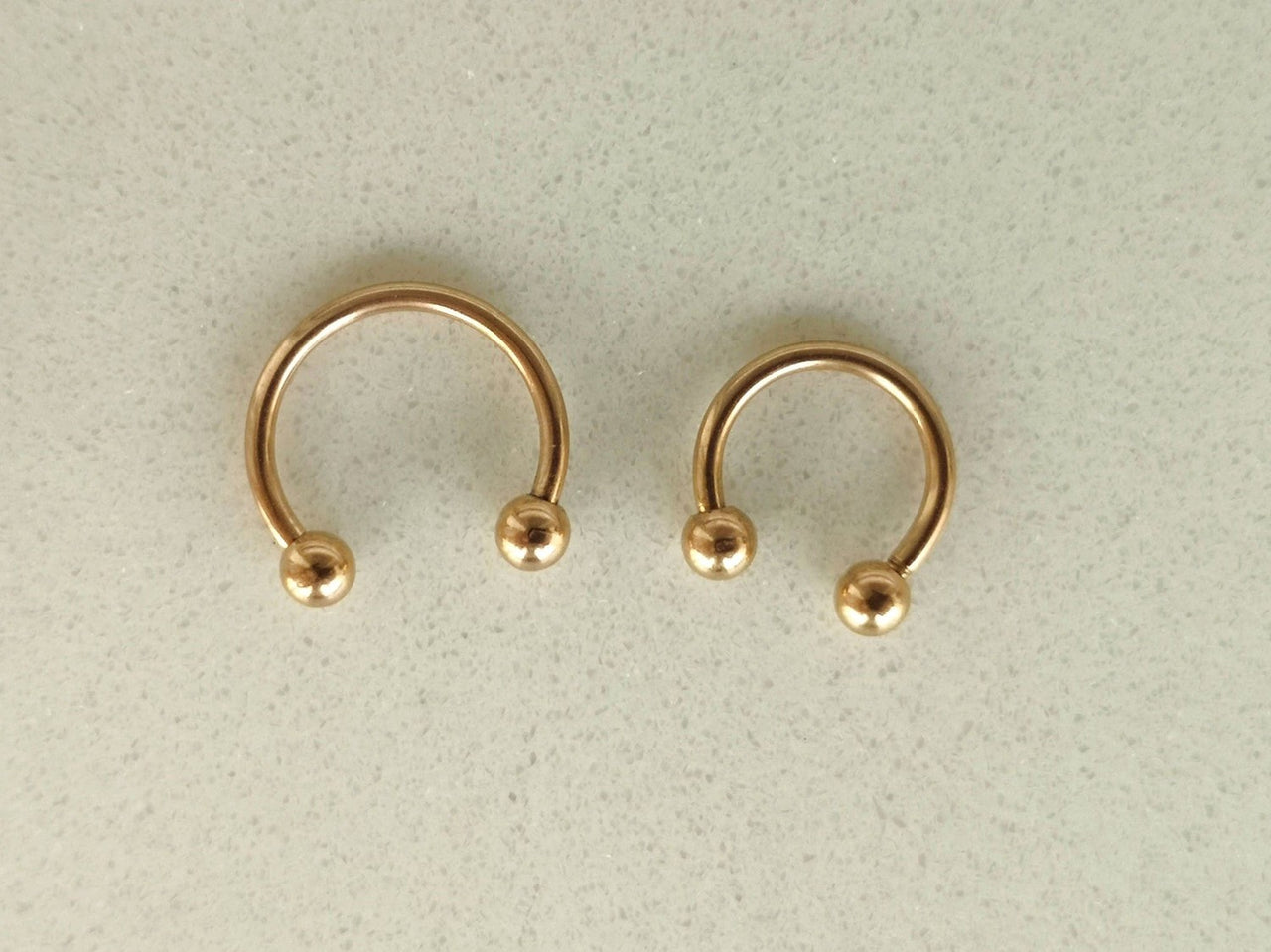 Gold Externally Threaded Horseshoe - 15% OFF