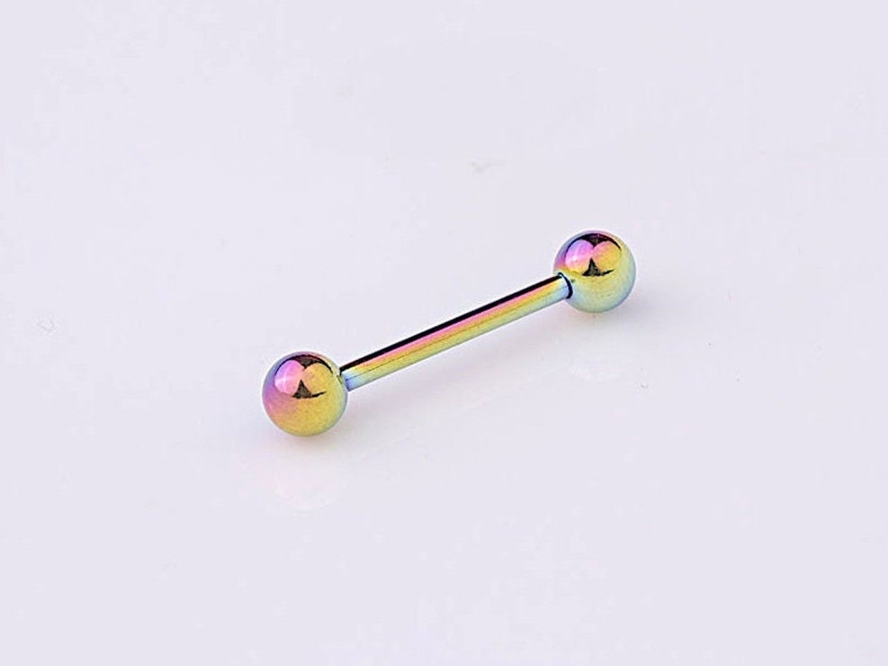 Rainbow Externally Threaded Straight Barbell