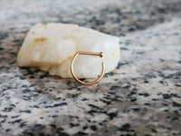 Thumbnail for D Shape Hoop Nose Ring