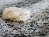 Thumbnail for D Shape Hoop Nose Ring