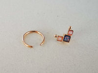 Thumbnail for Rose Gold Statement Captive Bead Septum Ring