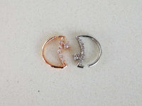 Thumbnail for Set of 2 Moon Shaped Daith Earrings