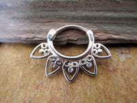 Thumbnail for Set of 3 Antique Tribal Septum Clicker Rings