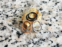 Thumbnail for Set of 3 Double Hoop Septum Clicker Rings