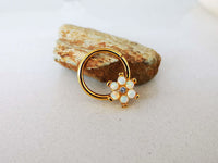 Thumbnail for Set of 3 Opal Flower Septum Rings