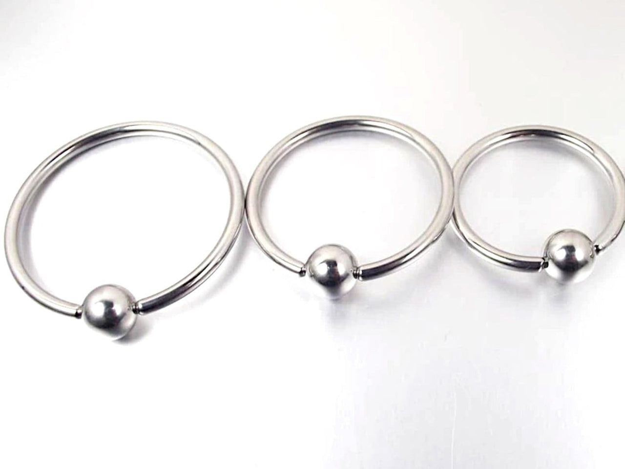 Silver Classic Captive Bead Ring