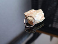 Thumbnail for Silver Pyramid Studded Hinged Septum Ring